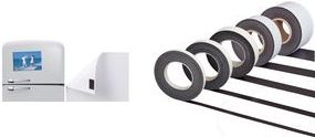 MAUL Magnetband selbstklebend (B)100 mm x (L)10 mm Dicke: 1 mm, individuell zuschneidbar, flexibel