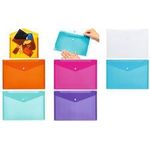 HERMA Dokumententasche, PP, DIN A4, farbig sortiert Format: 330 x 230 mm, mit Druckknopf-Verschluss - 1 Stück (20073)