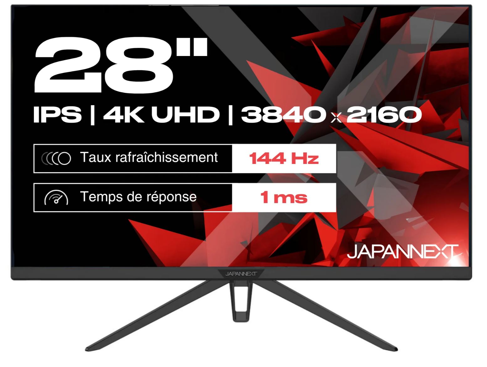 JAPANNEXT Gaming Monitor  71,1cm (28") | IPS | 4K UHD | 144Hz (JN-IPS280UHD144F)