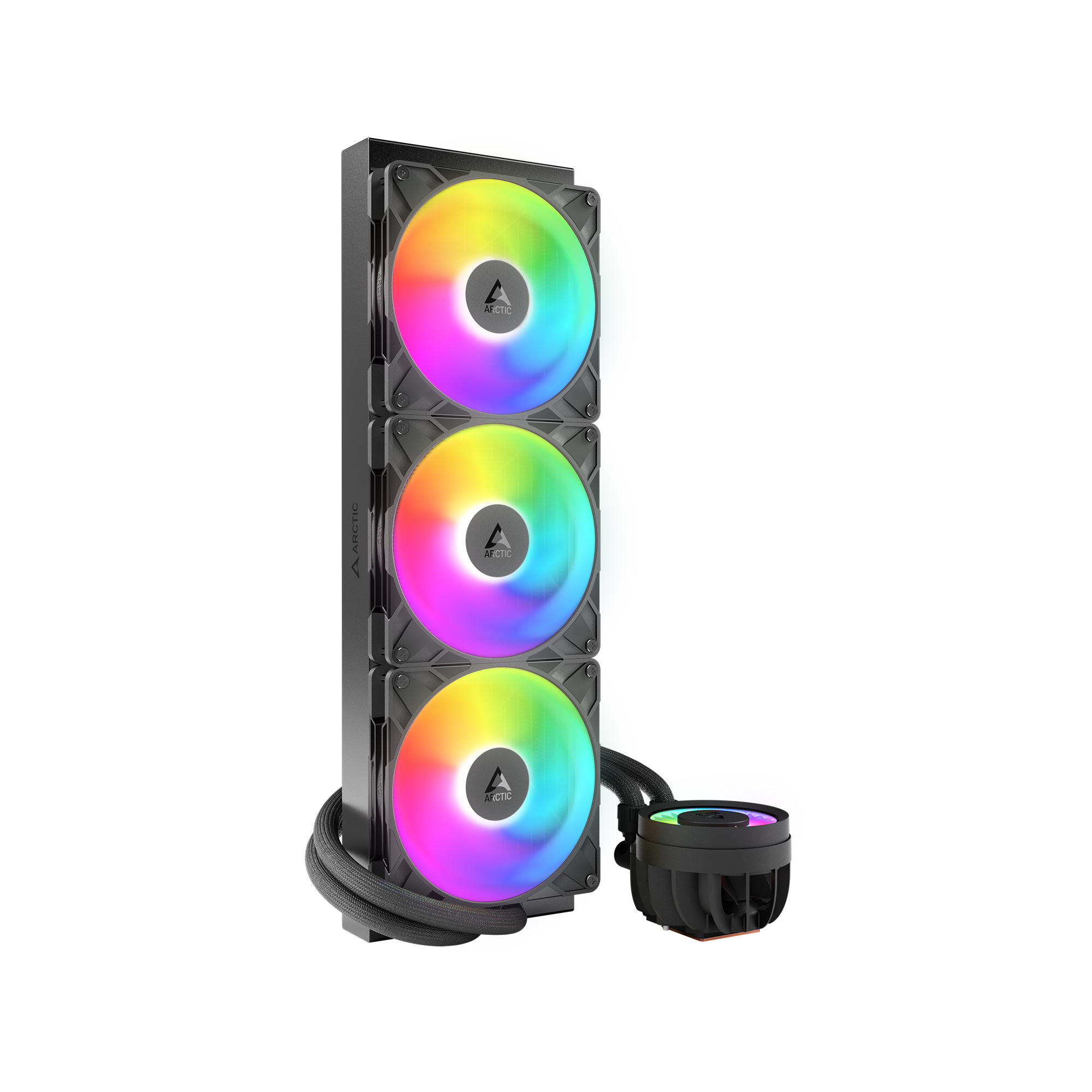 ARCTIC Liquid Freezer III Pro 420 A-RGB CPU-Wasserkühlung 420 mm 3x 140 mm Schwarz