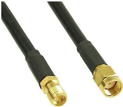InLine® WLAN Kabel, R-SMA-Stecker auf R-SMA-Kupplung, 5m (40865)