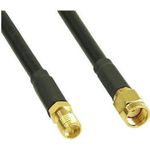 InLine® WLAN Kabel, R-SMA-Stecker auf R-SMA-Kupplung, 5m (40865)