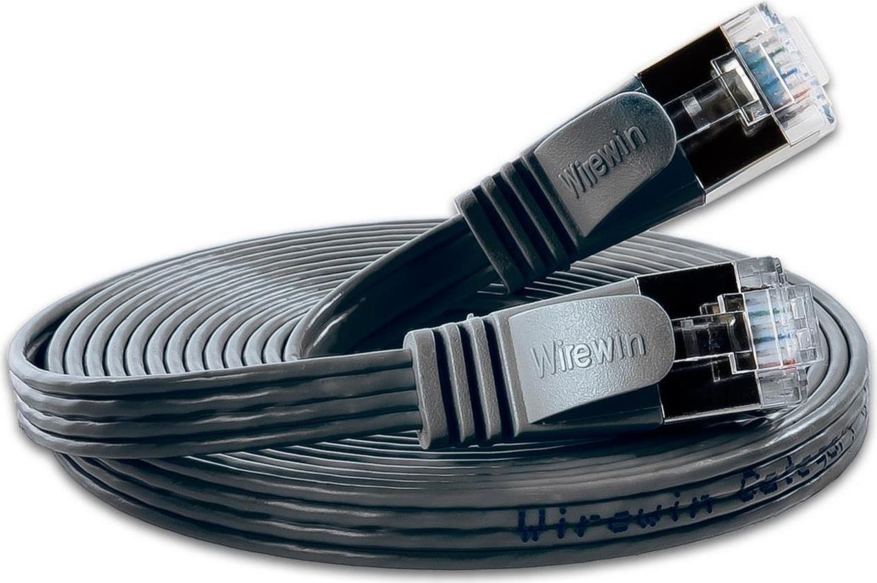 SLIM S6 015 SW - Cat.6 SLIM-Patchkabel, STP(PIMF), 0,15 m, schwarz (PKW-STP-SLIM-KAT6 0.15 SW)