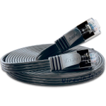 SLIM S6 015 SW - Cat.6 SLIM-Patchkabel, STP(PIMF), 0,15 m, schwarz (PKW-STP-SLIM-KAT6 0.15 SW)