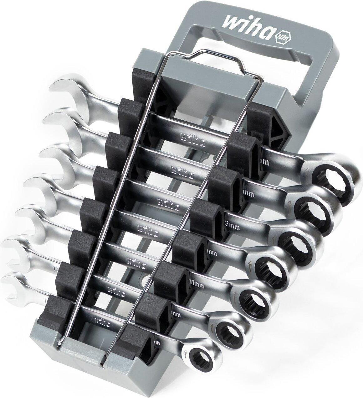 Wiha 44664 Doppel-Ringratschenschlüssel-Satz 9 