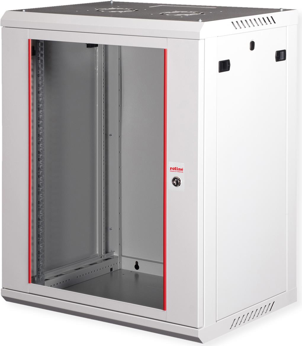 ROLINE 19 Zoll Wandgehäuse Basic Plus 600x450 BxT grau - Wandgehäuse (26.21.0126)