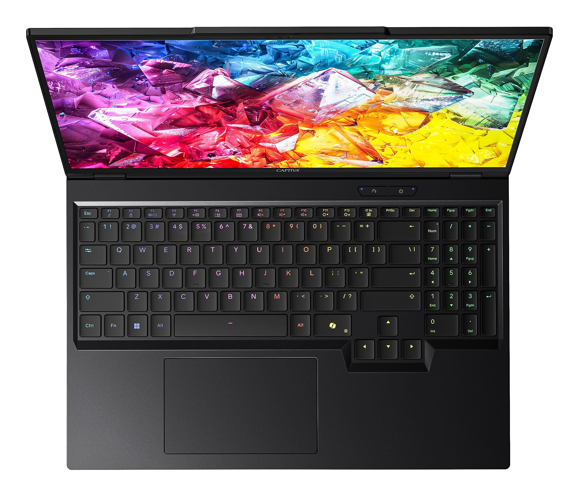 CAPTIVA Highend Gaming R10-1152GE 16" Ryzen 9 9955HX RTX 5080 16 GB RAM 2 TB SSD Schwarz