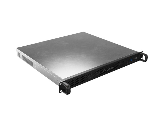 Lanberg SC01-4201-10B 1U Rackmount Server-Gehäuse ATX Schwarz