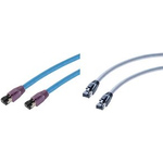 shiverpeaks BASIC-S Patchkabel, Kat. 8, S/FTP, 10,0 m, blau RJ45 Stecker (BS08-40071)