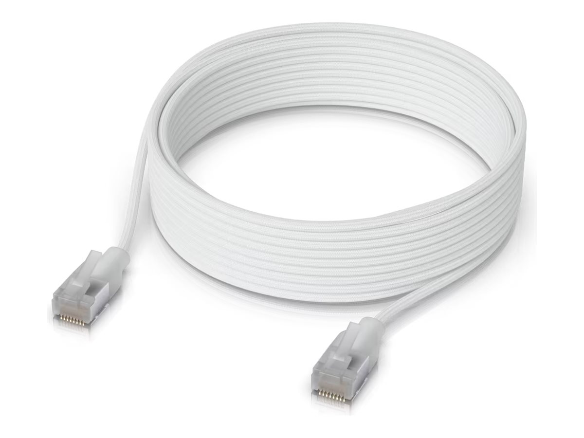 Ubiquiti UniFi UACC-CABLE-PATCH-EL-C6A-5M-W Patch-Kabel CAT 6a 5 m Weiß