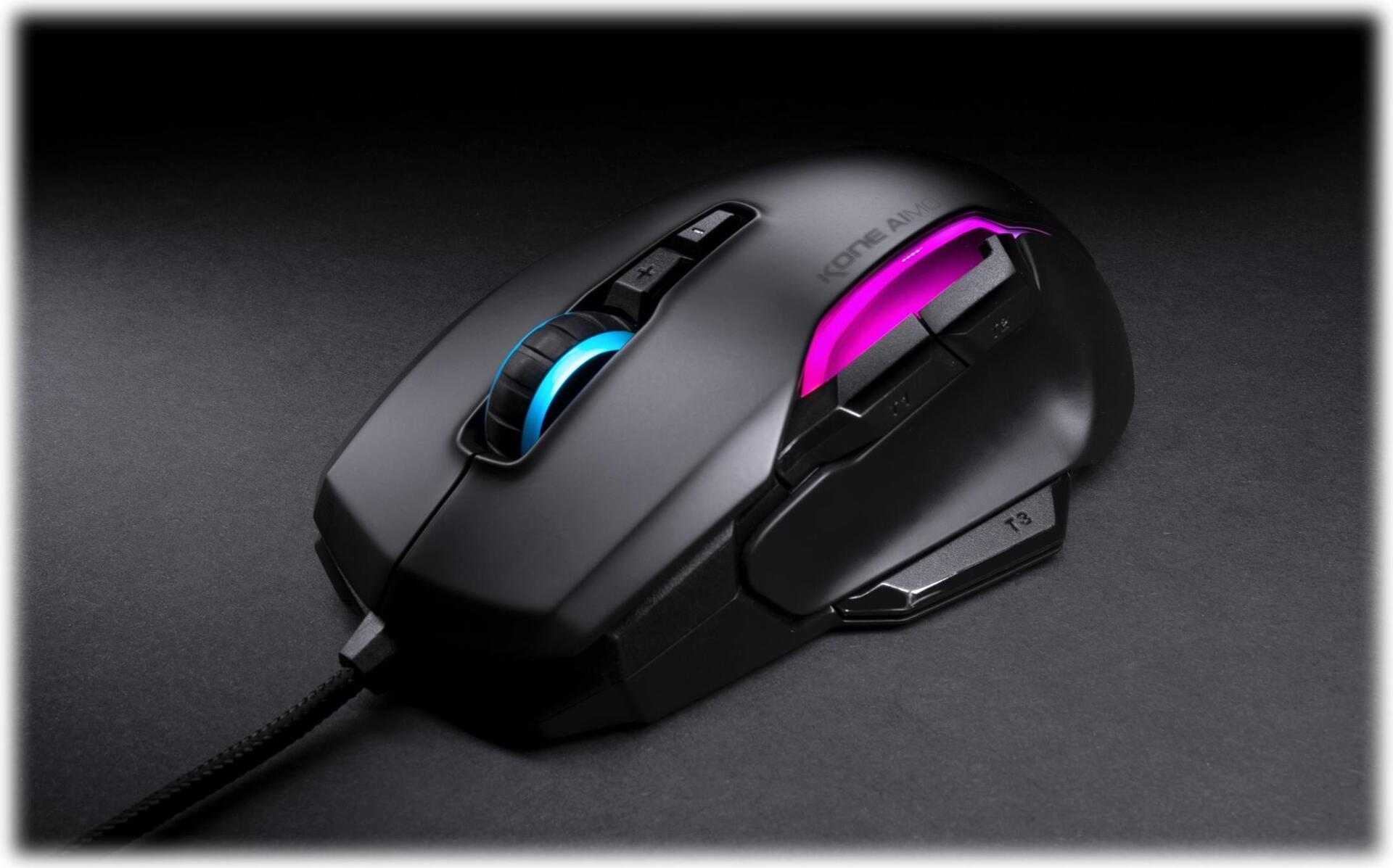 ROCCAT Kone AIMO Gaming-Maus kabelgebunden USB Schwarz