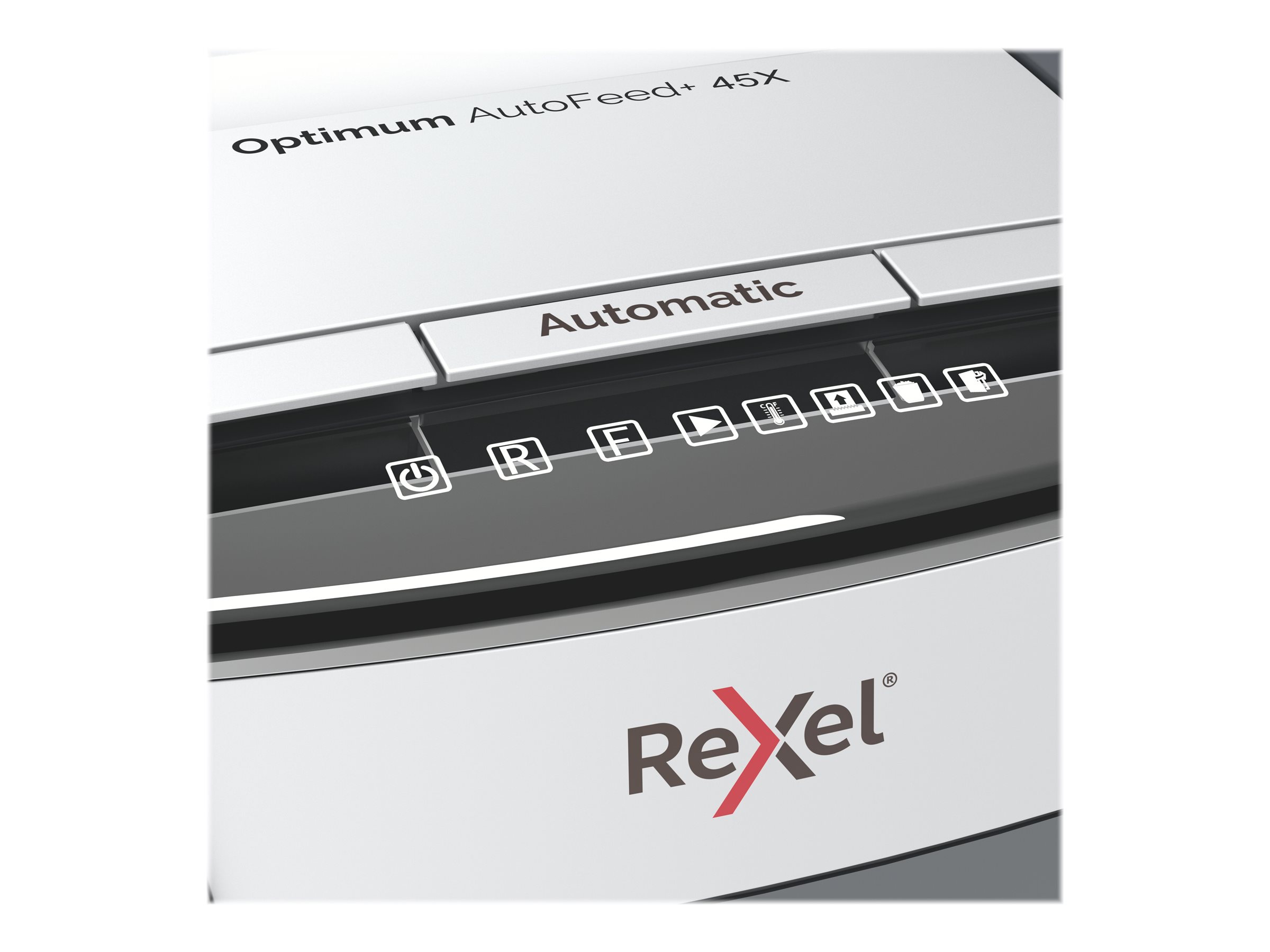 Rexel AutoFeed 45X Aktenvernichter 4 x 28 mm Kreuzschreddern Schwarz, Silber
