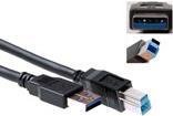 ACT SB0003 USB Kabel 3 m USB 3.2 Gen 1 (3.1 Gen 1) USB A USB B Schwarz (SB0003)