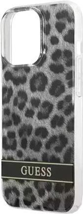 GUESS Hard Cover Leopard Grey, für iPhone 13 Pro, GUHCP13LHSLEOK (GUHCP13LHSLEOK)