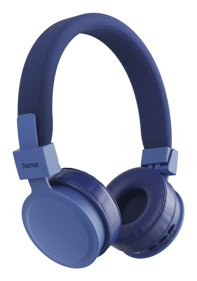 Hama Freedom Lit III On-Ear Bluetooth Kopfhörer faltbar mit Mikrofon Blau