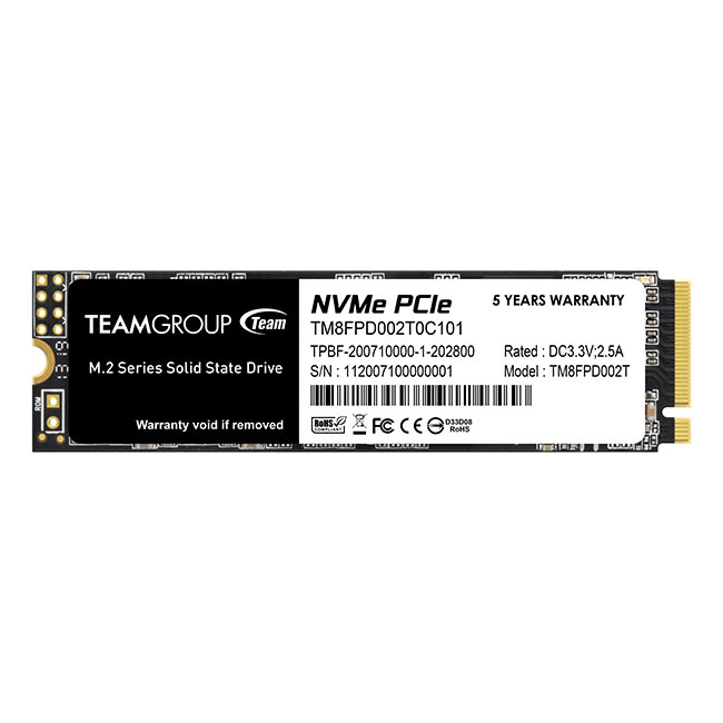Team Group MP33 Pro 2 TB M.2 2280 NVMe PCIe 3.0 x4 SSD