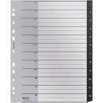 Leitz 12090000 Tab-Register Leerer Registerindex Polypropylen (PP) Schwarz - Weiß (12090000)
