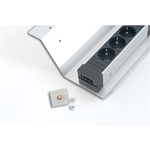 Bachmann STEP - Montageblech für Mehrfachsteckdose (940.108)