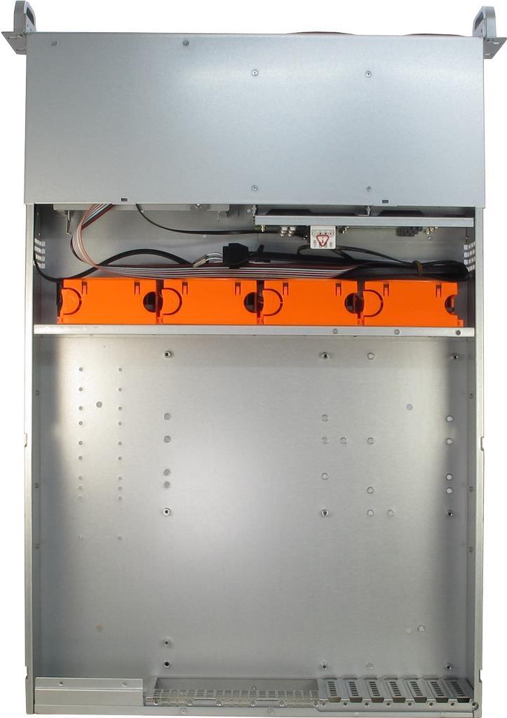 Inter-Tech IPC 2U-2406 2U Rack Systemgehäuse Schwarz, Silber
