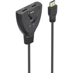 Hama 4K HDMI™-Umschalter 2x1, 2x HDMI™-Buchse - 1x HDMI™-Stecker (00305019)