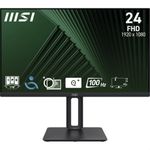 MSI PRO MP245PG LED-Monitor 60 cm (23.8 Zoll), schwarz, FullHD, IPS, Adaptive-Sync, 100Hz Panel (9S6-3PC19M-003)