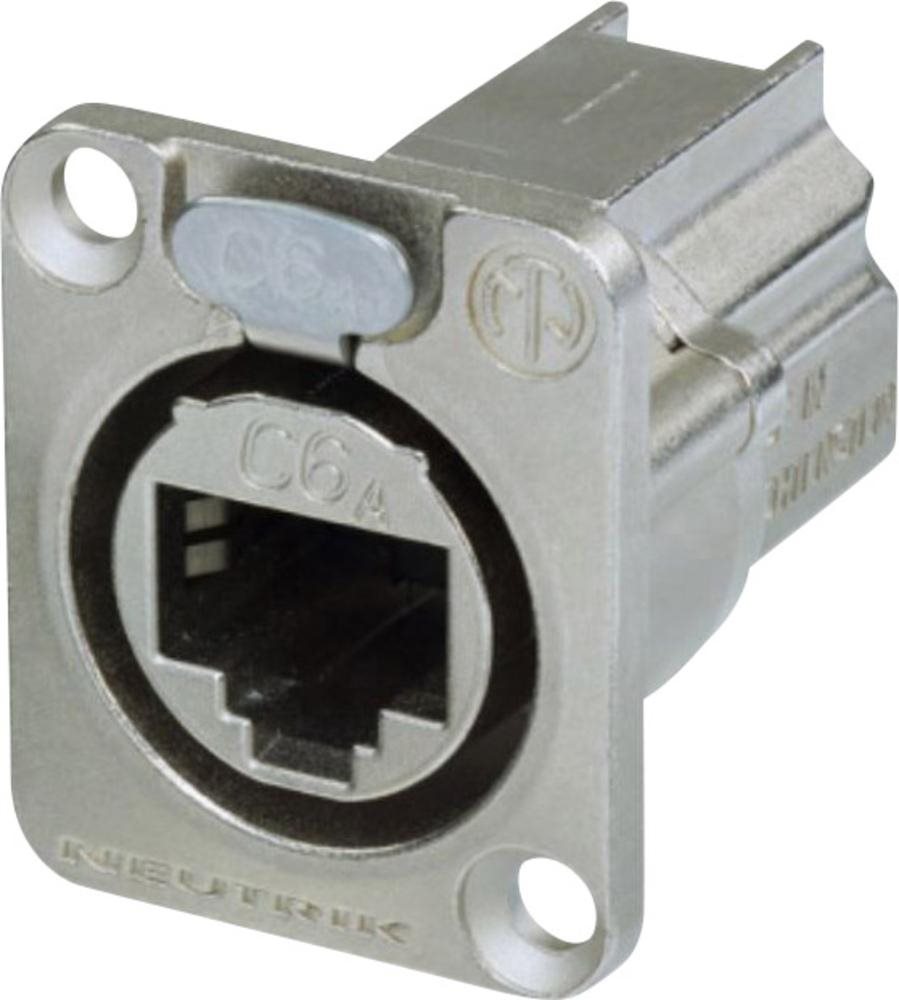 Neutrik RJ45 Datensteckverbinder etherCON D Serie Buchse, gerade Pole: 8P8C NE8FDX-P6 Nickel NE8FDX-P6 1 St. (NE8FDX-P6)