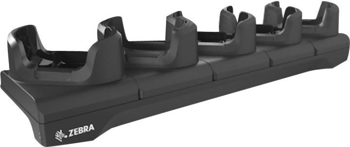 ZEBRA KIT : Five-slot Ethernet cradle kit to charge TC53 / TC58, TC53e / TC58e / TC53e-RFID devices, Includes five pre-installed grey shims for devices with a boot, power supply, and DC cable, (CRD-NGTC5B-5SE5D)