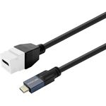 VivoLink Keystone White USB-C female to male (PROKEYUSBCFM0.5W)