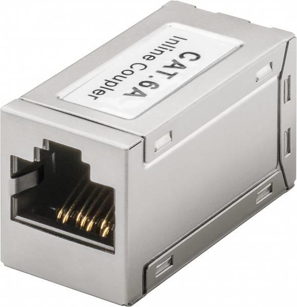 Wentronic goobay - Netzwerkkoppler - RJ-45 (W) bis RJ-45 (W) - CAT 6a - IEEE 802,3at (72499)