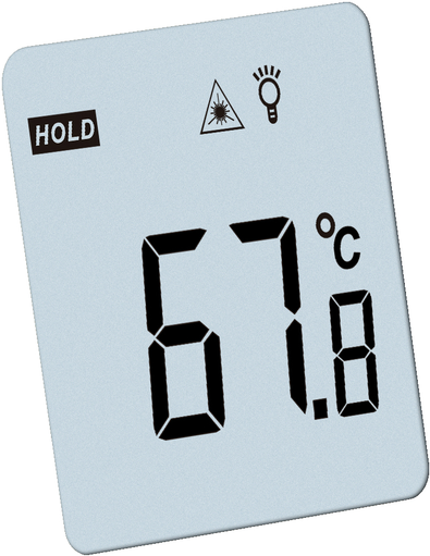 TFA Dostmann RAY LIGHT Infrarot-Thermometer Optik 12:1 -50 - 400 °C Berührungslose IR-Messung (31.1143.13)