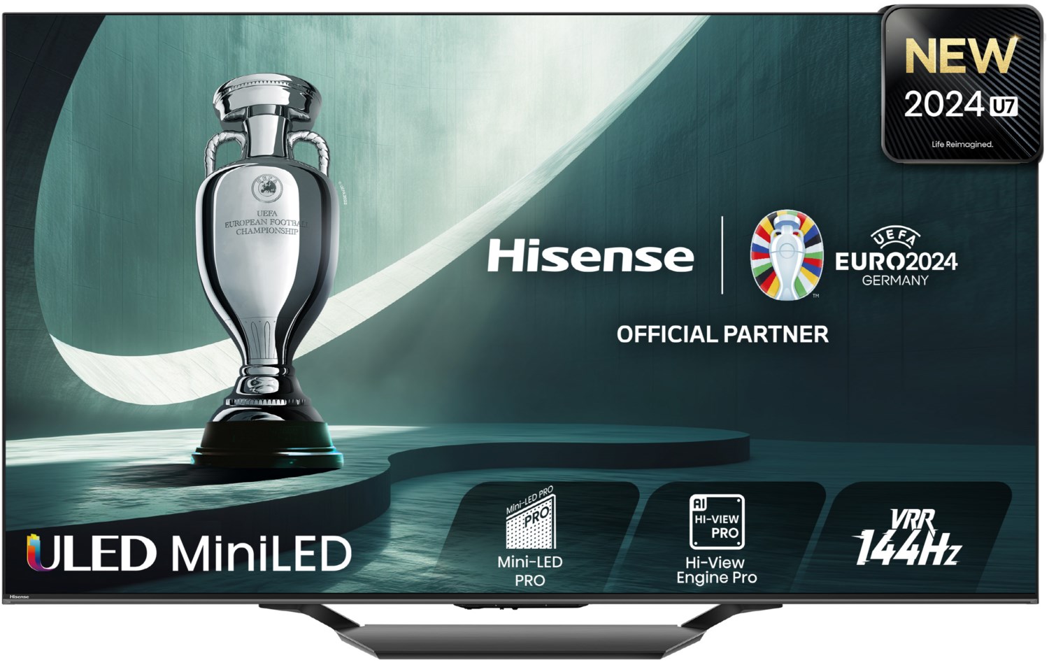 Hisense 75U7NQ 189cm 75" 4K Mini LED ULED Smart TV Fernseher [Energieklasse D] (20013182)