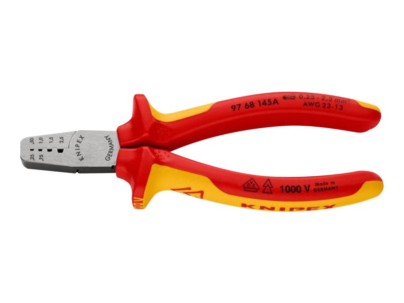 Knipex KNIPEX 97 68 145 A Crimpzange 0.25 bis 2.5 mm²
