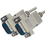S-CONN AK 219 SC - D-SUB Kabel, 1:1, 9-pol., Stecker/Stecker, 3m (78040-3)