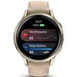 Garmin Venu 4 41 mm Lunar Gold Smartwatch AMOLED GPS WLAN Herzfrequenz