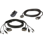 Aten 1,8 M USB DVI-D Dual-Link Dual Display Secure KVM Kabel-Set (2L-7D02UDX3)