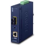 PLANET IP30 Industrial 10/100/1000BAS Netzwerk Medienkonverter 1000 Mbit/s Blau (IGTP-802TS)