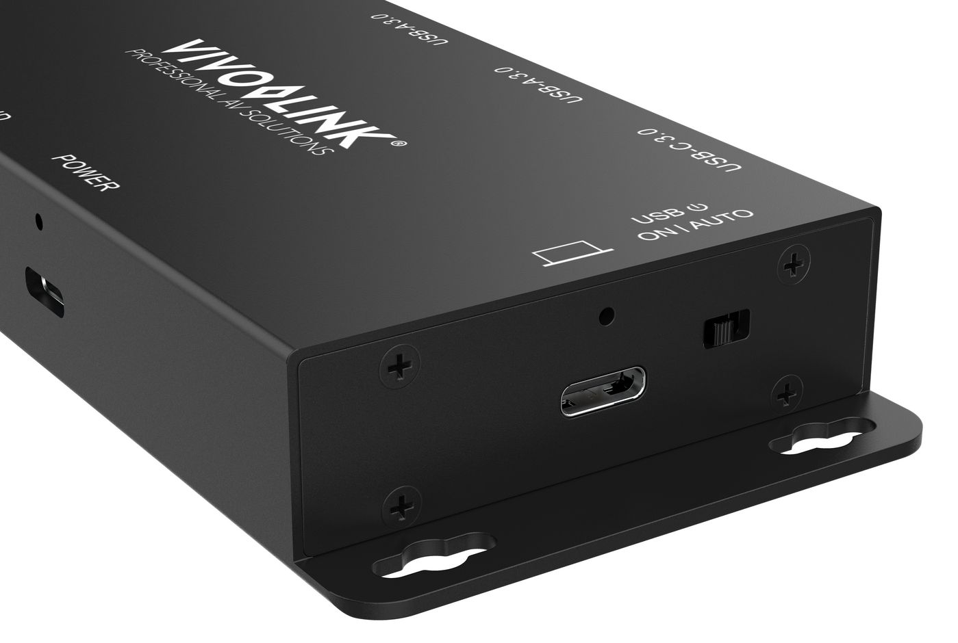 VivoLink VLUSBCHUB2V2 Dockingstation USB-C 3.2 Gen 2 HDMI 1GbE Grau