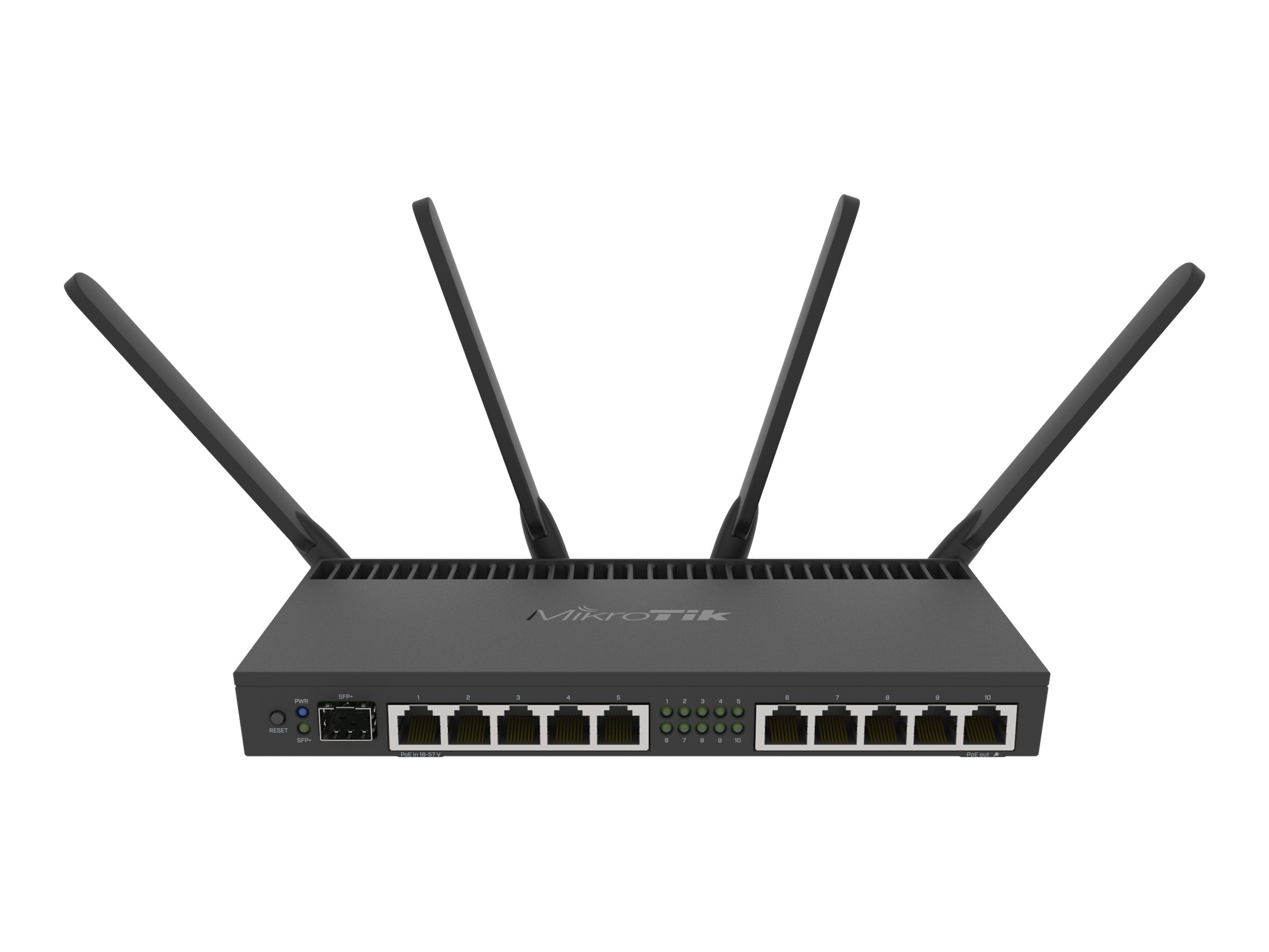MikroTik RB4011iGS+5HacQ2HnD-IN Wireless Router Schwarz