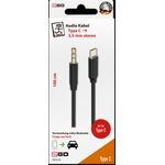2GO 797219 Audio-Kabel 1 m 3.5mm USB Typ-C Schwarz (797219)