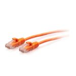 C2G Cat6a Slim Patchkabel 0,3 m U/UTP RJ-45 orange 28 AWG