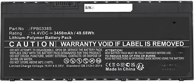 CoreParts Battery for Fujitsu Notebook Laptop 50Wh 14.4V 3490mAh (MBXFU-BA0046) (geöffnet)