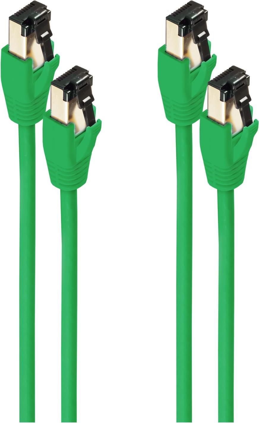 shiverpeaks ®-BASIC-S--Patchkabel cat. 8.1 F/FTP PIMF LSZH grün 1,5m--VE2 (BS08-41153-2)