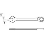 GEDORE Maulschlüssel mit Ringratsche UD-Profil 32 mm (2297248)