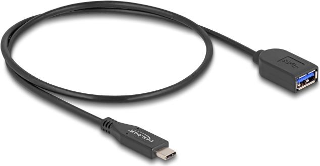 DeLOCK 60568 USB Kabel 0,5 m USB 3.2 Gen 2 (3.1 Gen 2) USB C USB A Schwarz (60568)