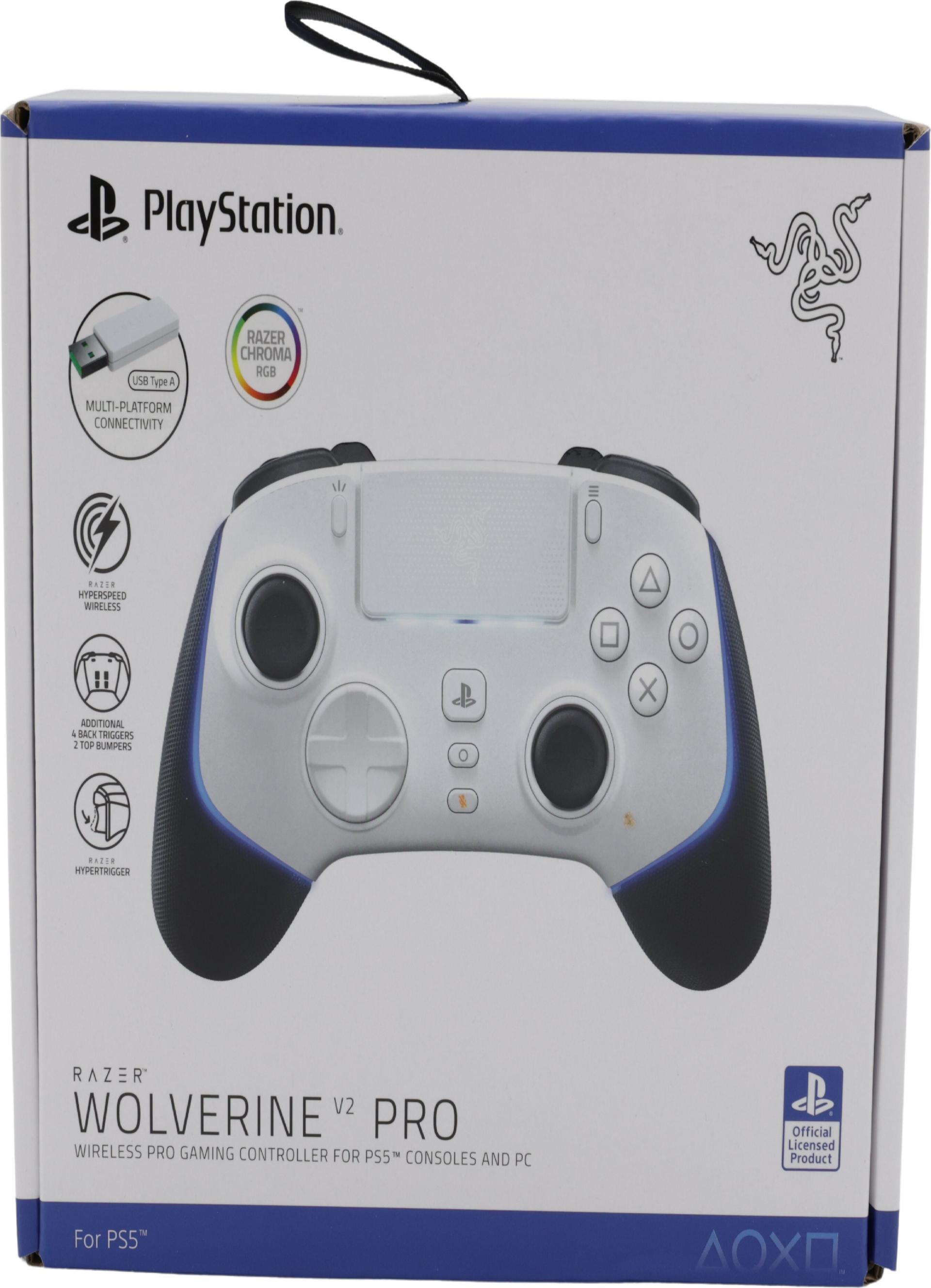 Razer Wolverine V2 Pro Kabelloser Pro-Controller PS5/PC Weiß