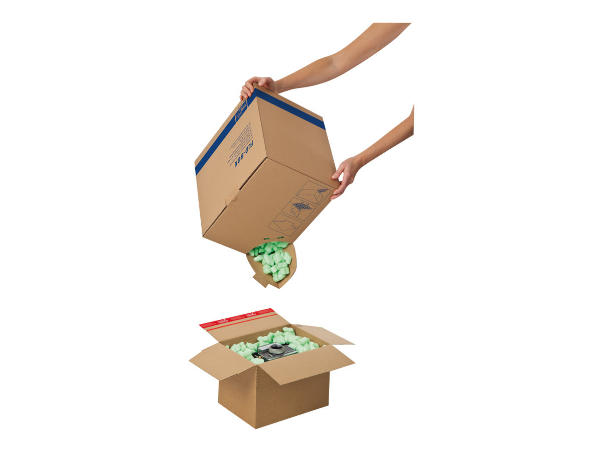 tidyPac Flo-Box Schaumstoffflocken 45 l Grün