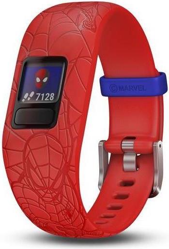Garmin vívofit jr 2 Marvel Spider Man Aktivitätsmesser mit Band Silikon rot Bandgröße 130 175 mm Bluetooth 24,1 g (010 01909 16)  - Onlineshop JACOB Elektronik