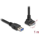 DeLOCK 80483 USB Kabel 1 m USB 3.2 Gen 1 (3.1 Gen 1) USB A Micro-USB B Schwarz (80483)