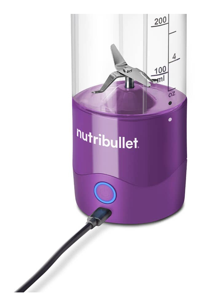 NutriBullet Portable NBP003PU Tragbarer Standmixer 475 ml Lila
