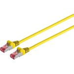 S/CONN maximum connectivity Netzwerkkabel-Patchkabel, cat 6A, S/FTP, PIMF, Halogenfrei, GHMT-ZERTIFIZIERT, gelb, 2,0m (75712-AY)